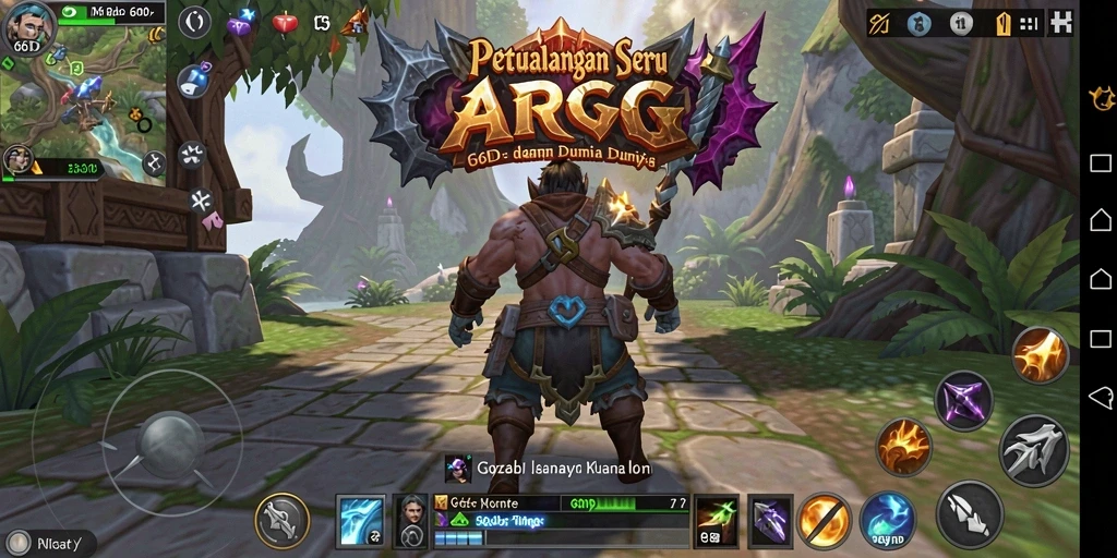 Tampilkan gameplay 66D yang mendebarkan dengan pertarungan seru.