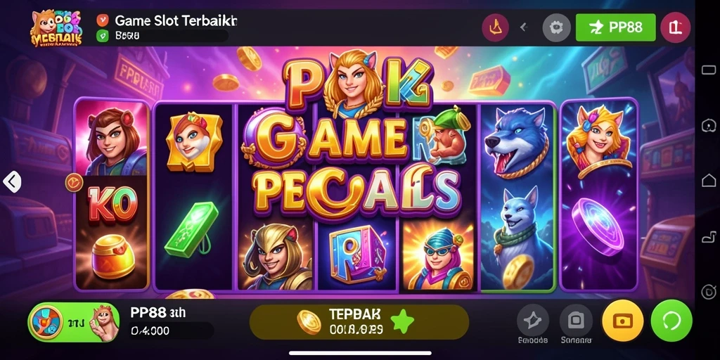 Tampilan gameplay seru di PP88 dengan berbagai tema slot menarik.