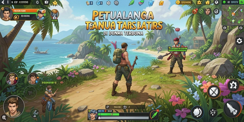Screenshot gameplay SITUSTOTO yang menunjukkan dunia terbuka yang luas.