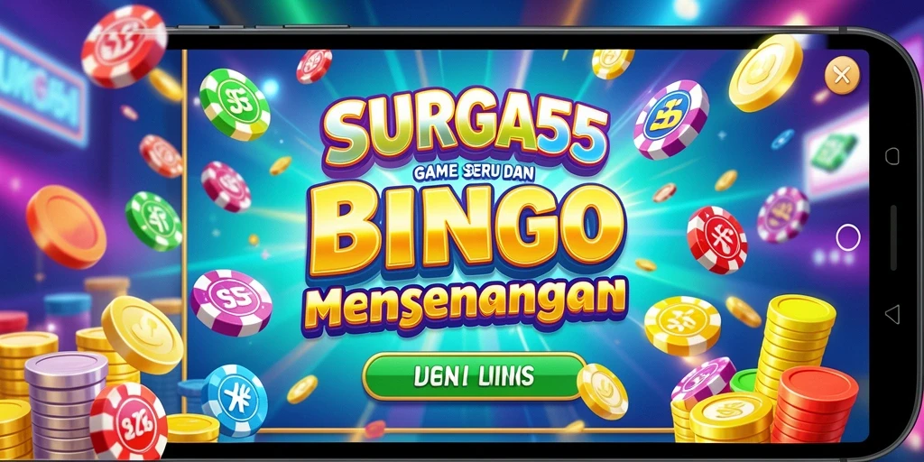 Screenshot permainan SURGA55 menunjukkan pemain sedang menikmati Bingo.