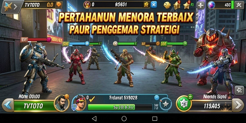 Screenshot gameplay TVTOTO yang menarik dan strategis.