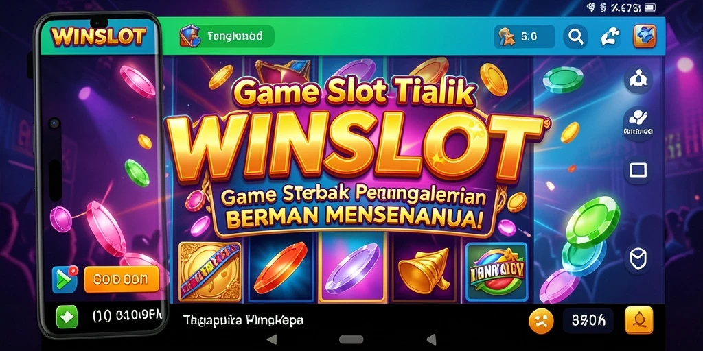 Screenshot utama WINSLOT menunjukkan gameplay menarik dengan tema slot yang beragam.
